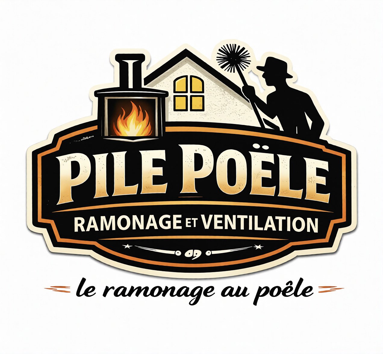logo pile poële